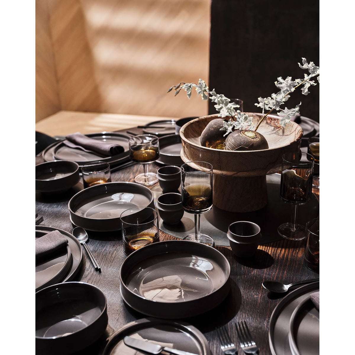 Dune Low Bowl - Slate, Extra Large