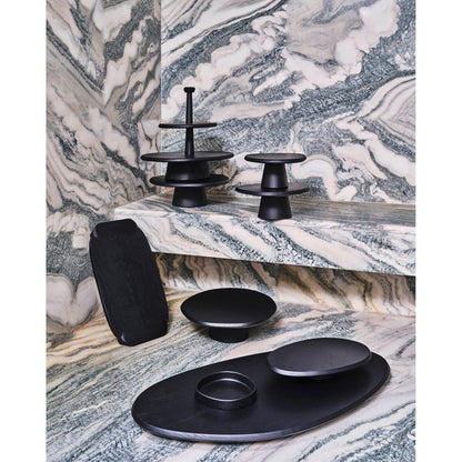 Dune Platter and Bowl 01 - Black