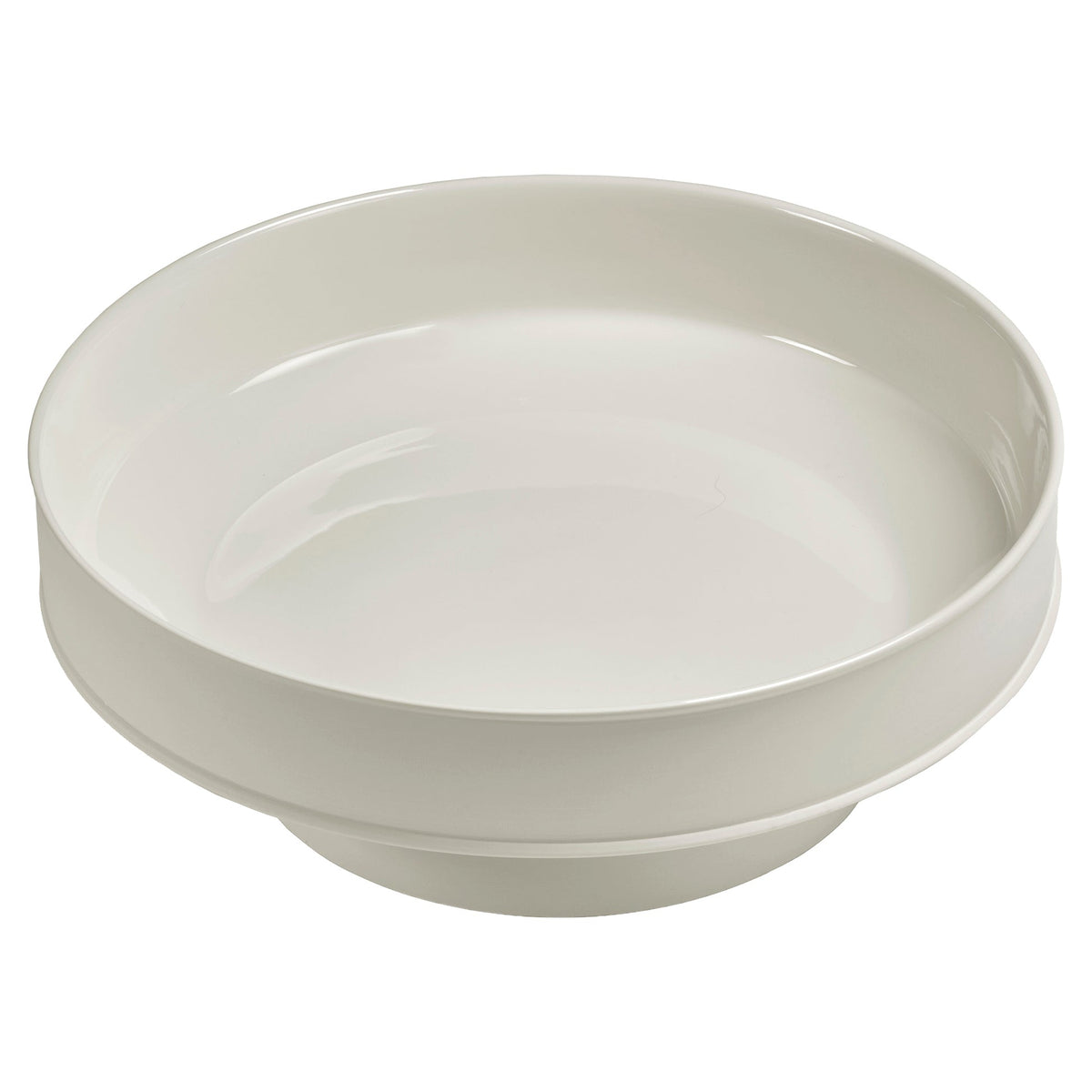 Dune Raised Bowl - Alabaster, Extra Large