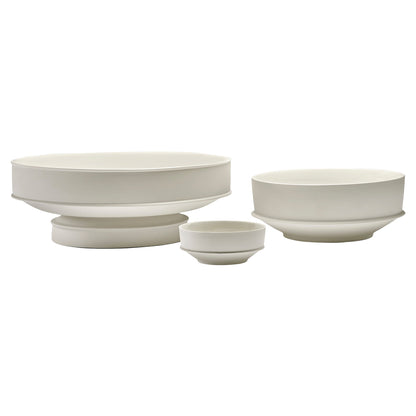 Dune Raised Bowl - Alabaster, Extra Large