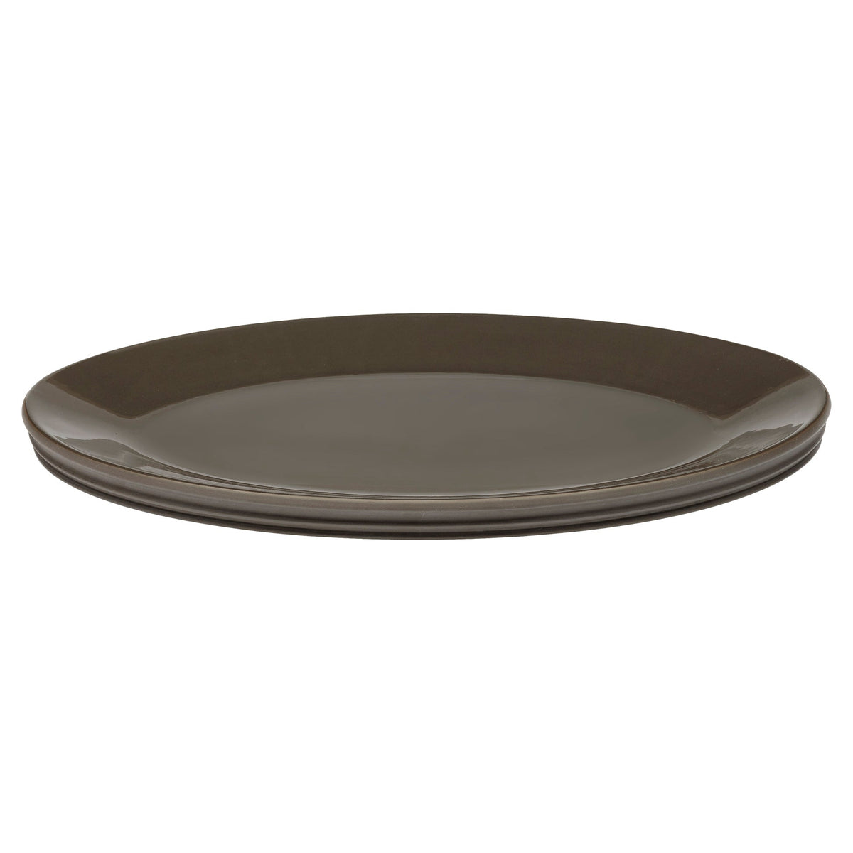 Dune Serving Oval Dish - Slate, Large