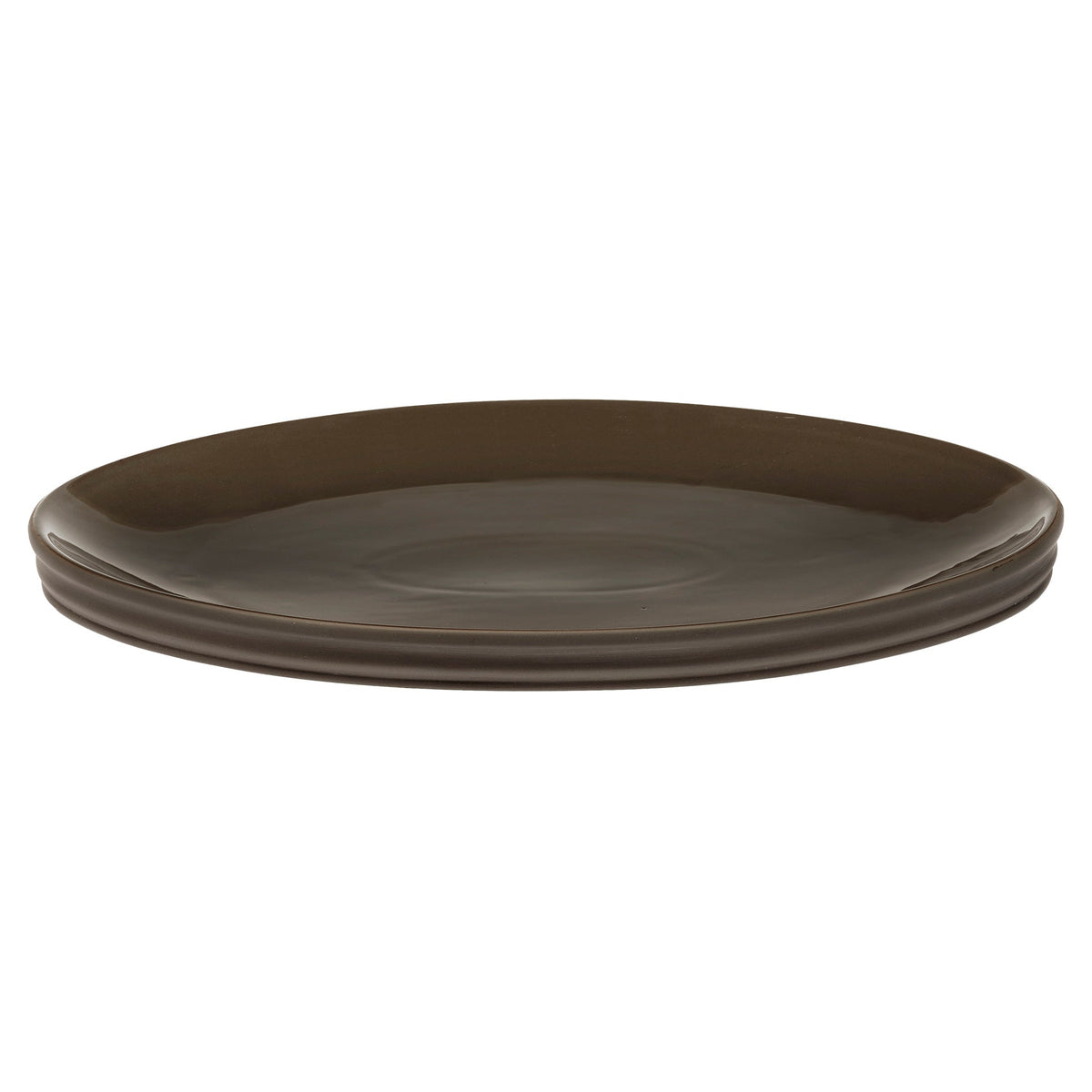 Dune Serving Oval Dish - Slate, Small