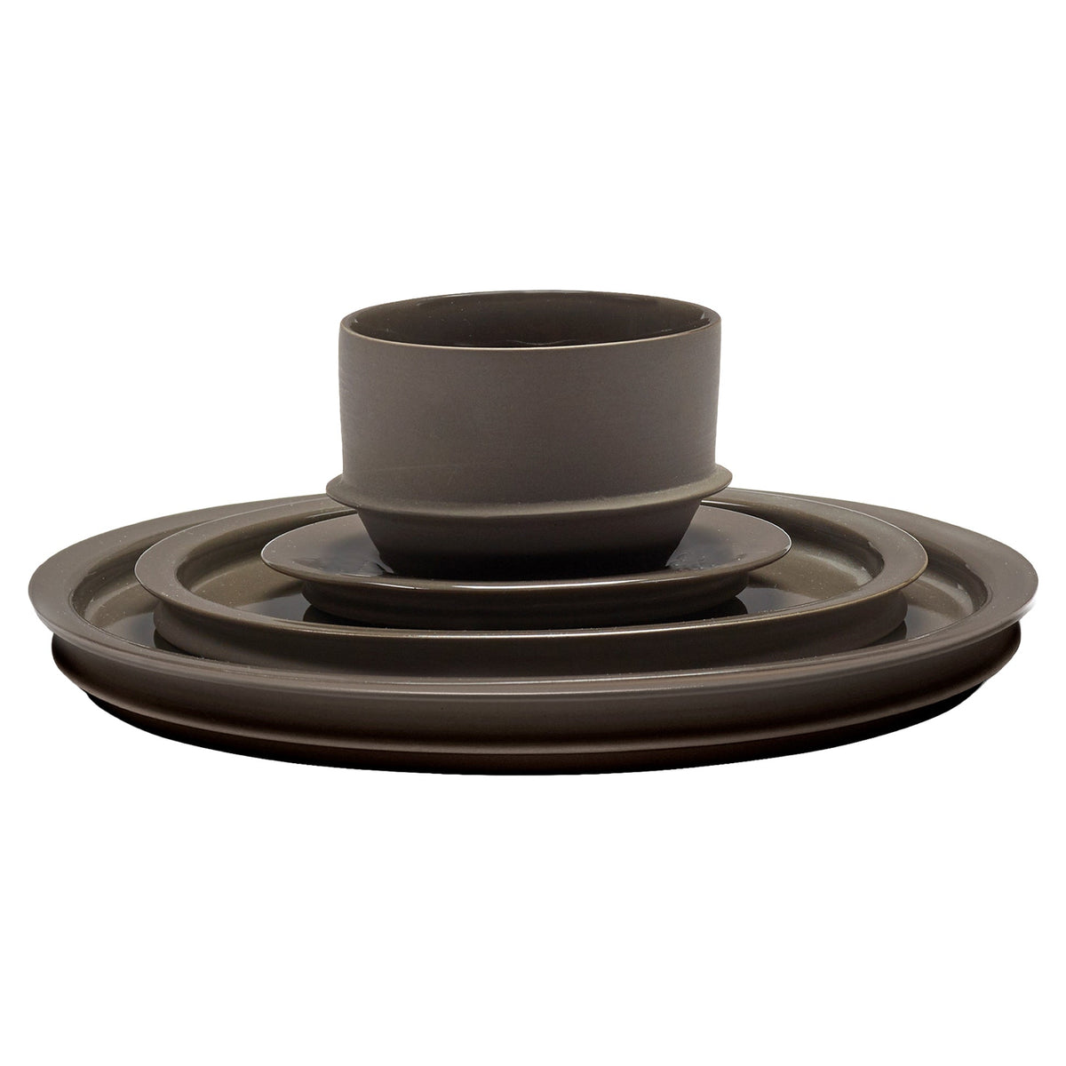 Dune Starter Plate Set of 4 - Slate