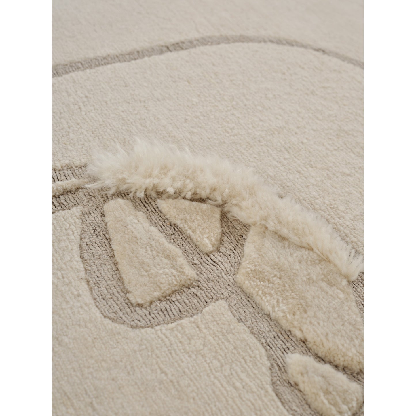 Duo Self Rug - White
