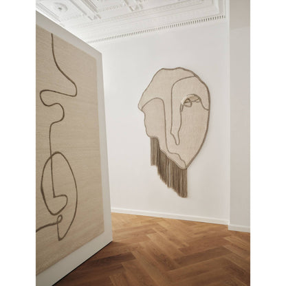 Duo Self Rug - White