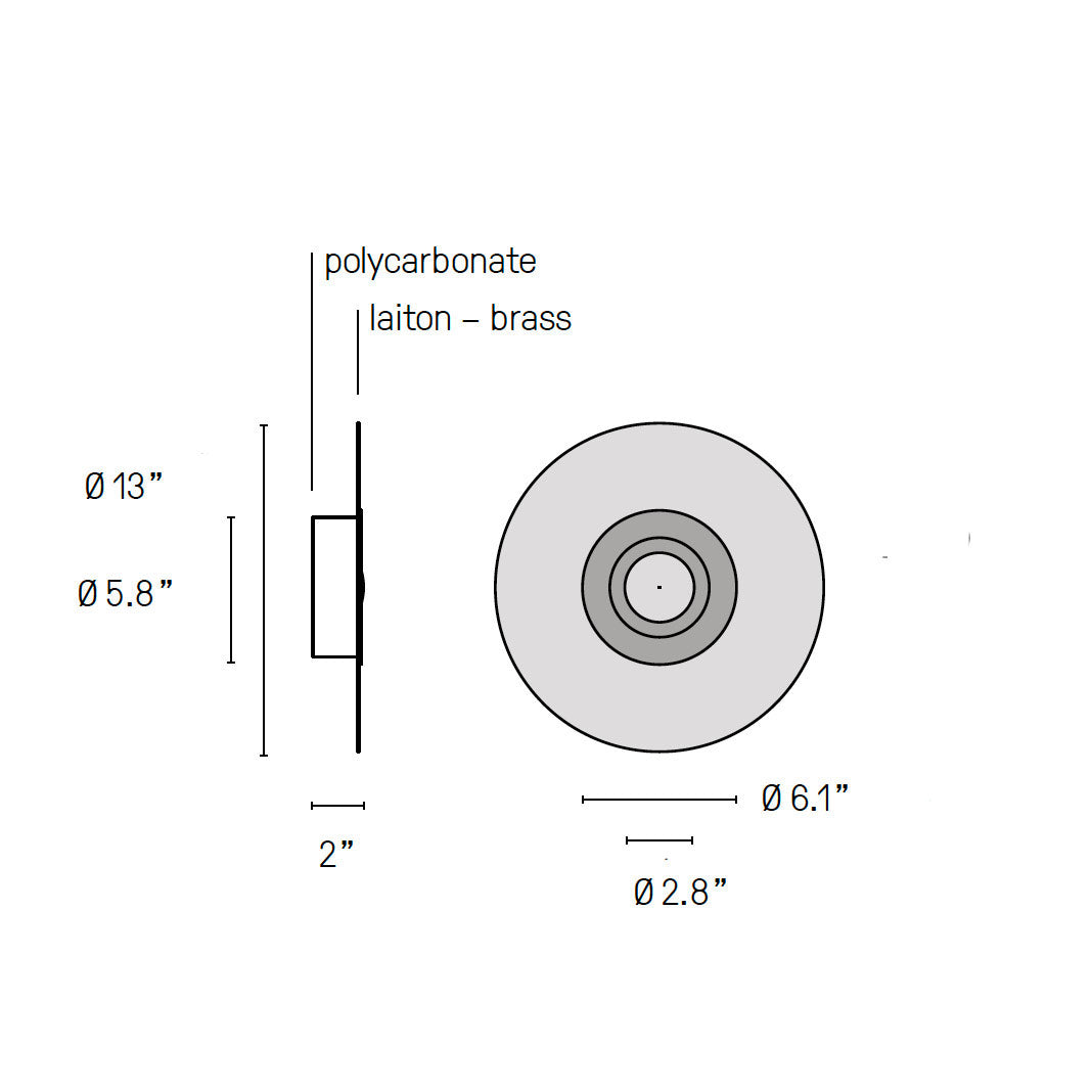 Earth Wall Light - Sober