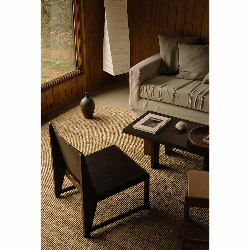 Easy Chair 01 - Dark Brown Birch