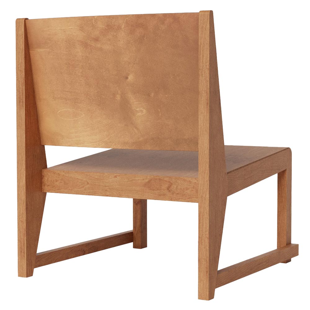 Easy Chair 01 - Warm Brown Birch