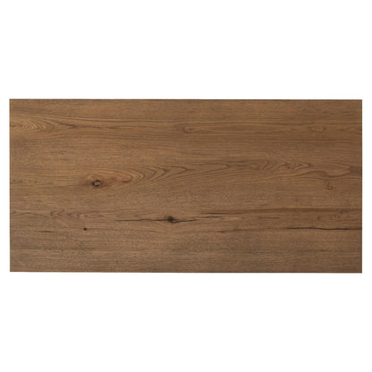 Eaton 5 Drawer Dresser - Amber Oak Resin
