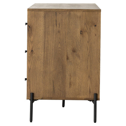 Eaton 9 Drawer Dresser - Amber Oak Resin