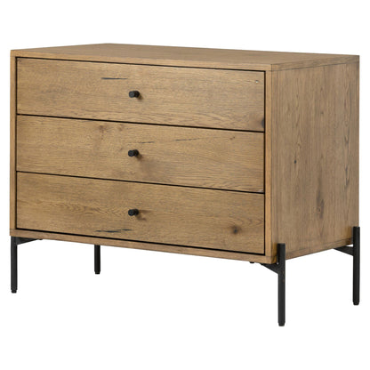 Eaton Large Nightstand - Amber Oak Resin