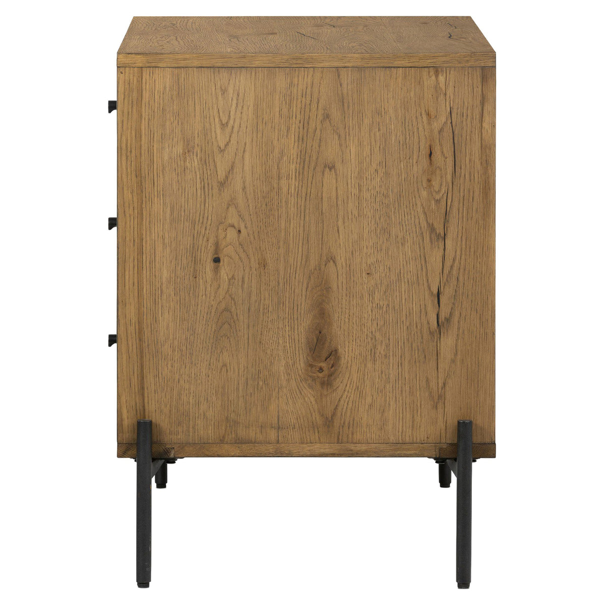 Eaton Large Nightstand - Amber Oak Resin