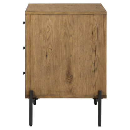 Eaton Large Nightstand - Amber Oak Resin