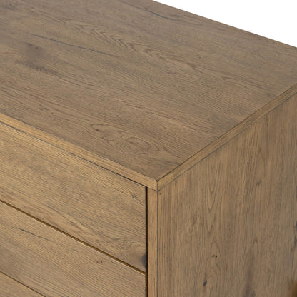 Eaton Large Nightstand - Amber Oak Resin