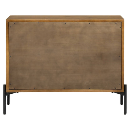 Eaton Large Nightstand - Amber Oak Resin