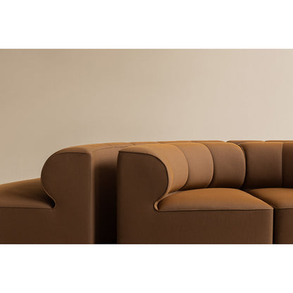 Eave Seamline Modular Sectional Sofa 34" Depth - Concave Corner