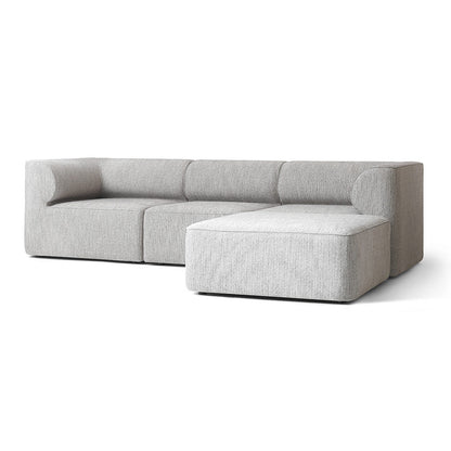 Eave Modular Sectional Sofa – 3 Seater, Configuration 2 With Pouf