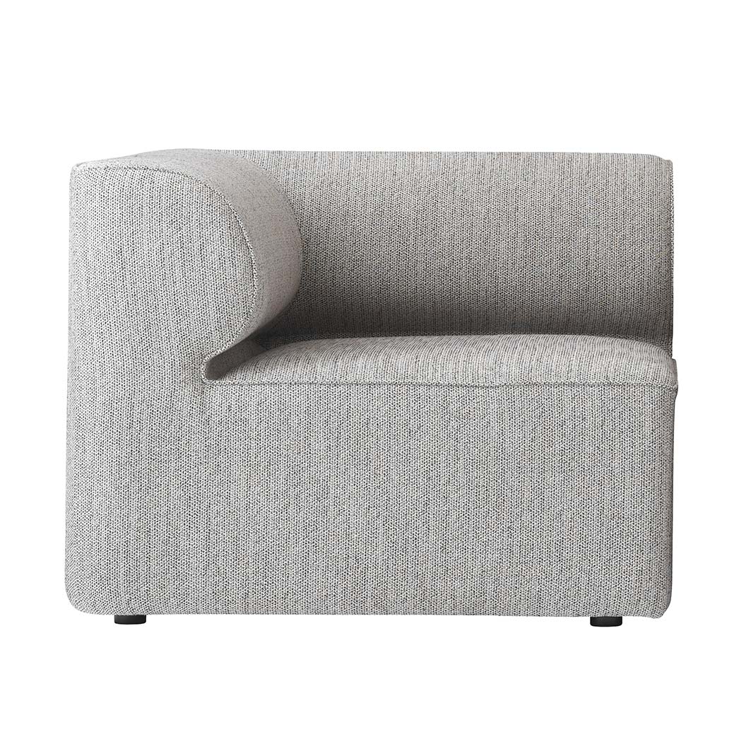 Eave Modular Sectional Sofa – 3 Seater, Configuration 2 With Pouf