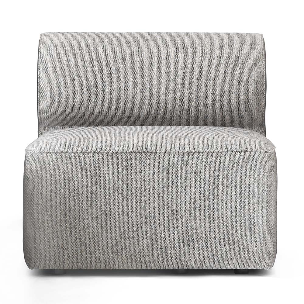 Eave Modular Sectional Sofa – 3 Seater, Configuration 2 With Pouf