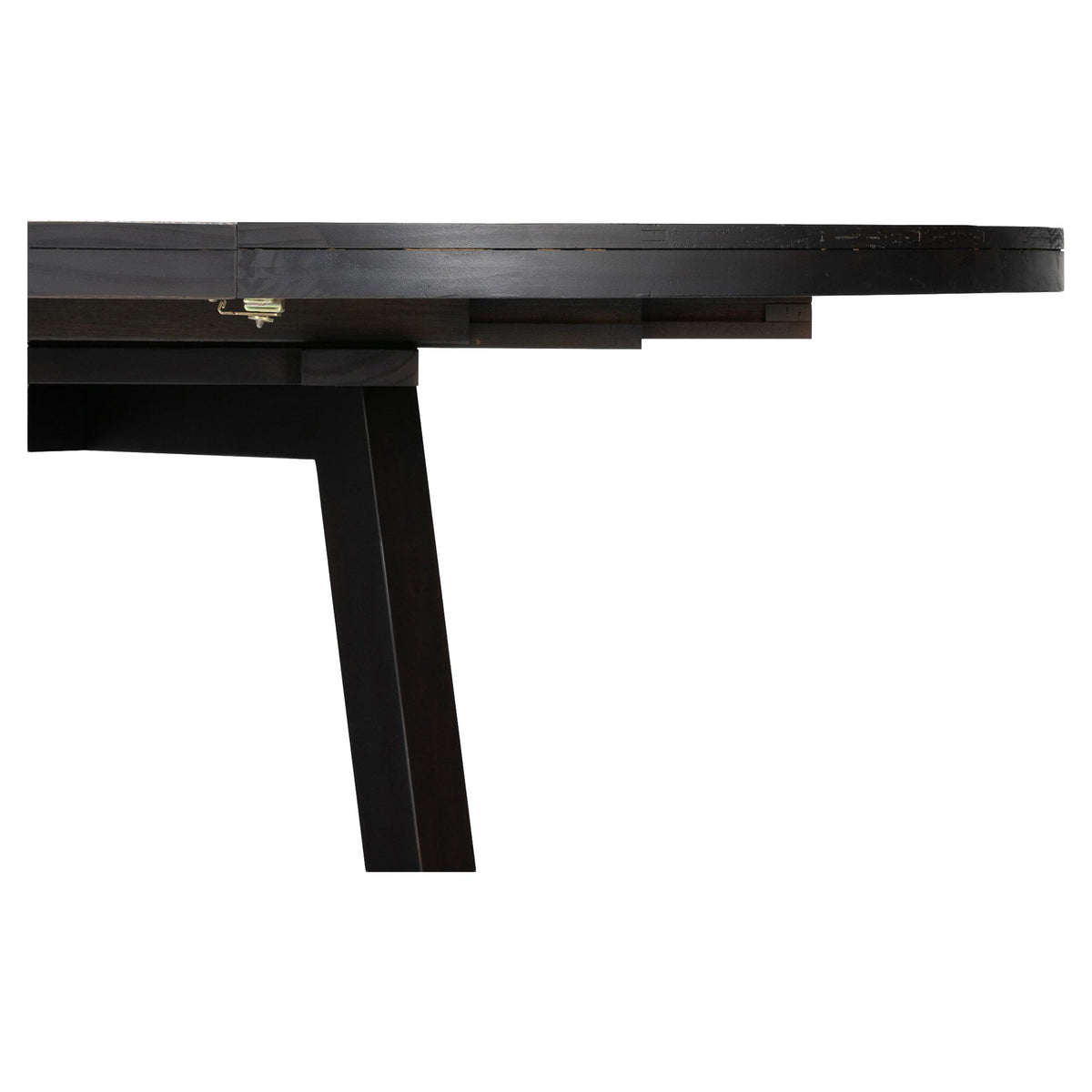 Eberwin Round Ext Dining Table - Dark Carbon