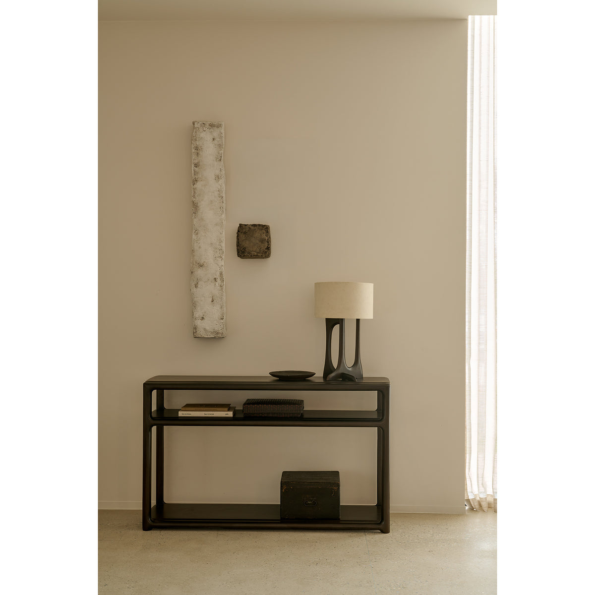 Eda Console Table - Mahogany Rose Brown