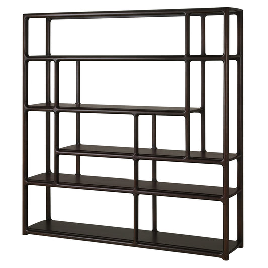 Eda High Rack - Mahogany Rose Brown