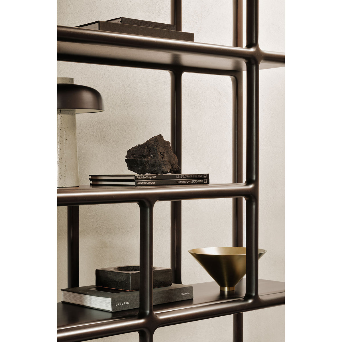 Eda High Rack - Mahogany Rose Brown