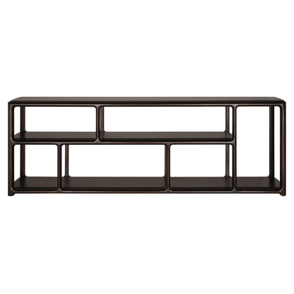 Eda Low Rack - Mahogany Rose Brown