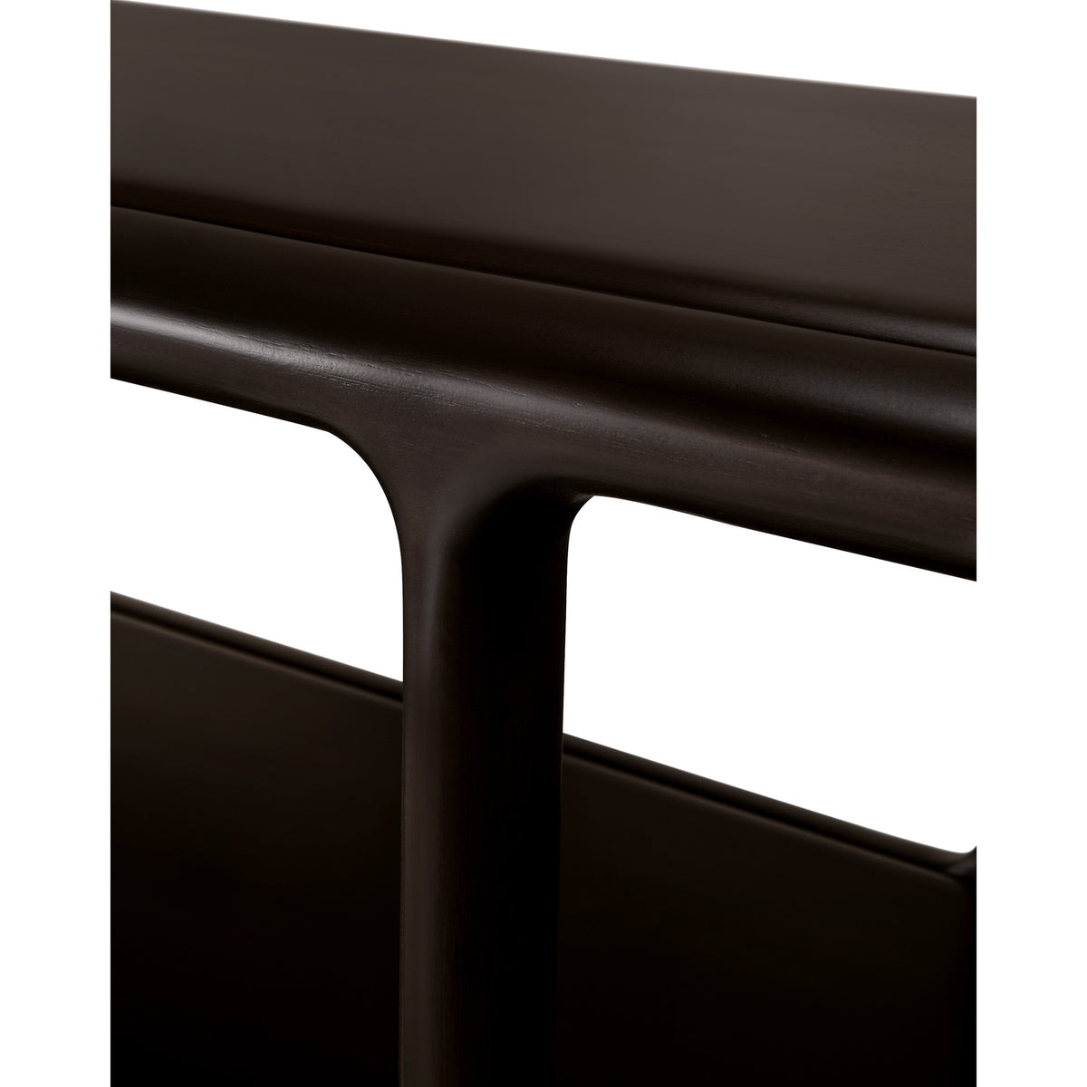 Eda Low Rack - Mahogany Rose Brown