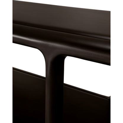 Eda Low Rack - Mahogany Rose Brown