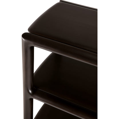 Eda Low Rack - Mahogany Rose Brown