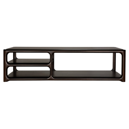 Eda Rectangular Coffee Table - Mahogany Rose Brown