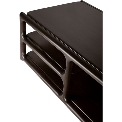 Eda Rectangular Coffee Table - Mahogany Rose Brown