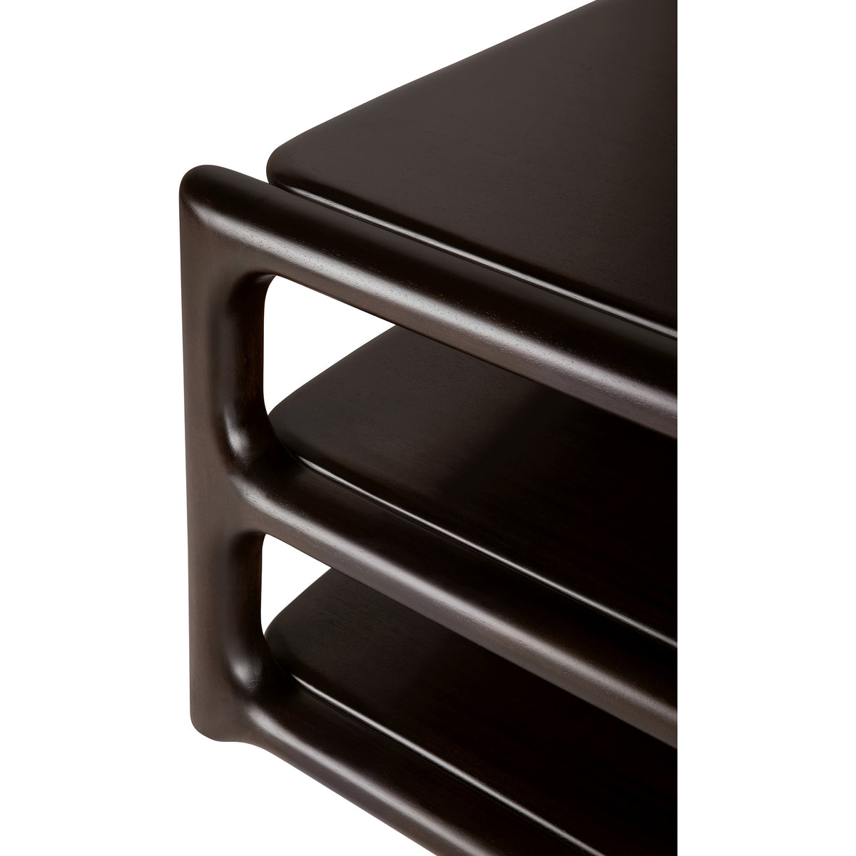 Eda Rectangular Coffee Table - Mahogany Rose Brown