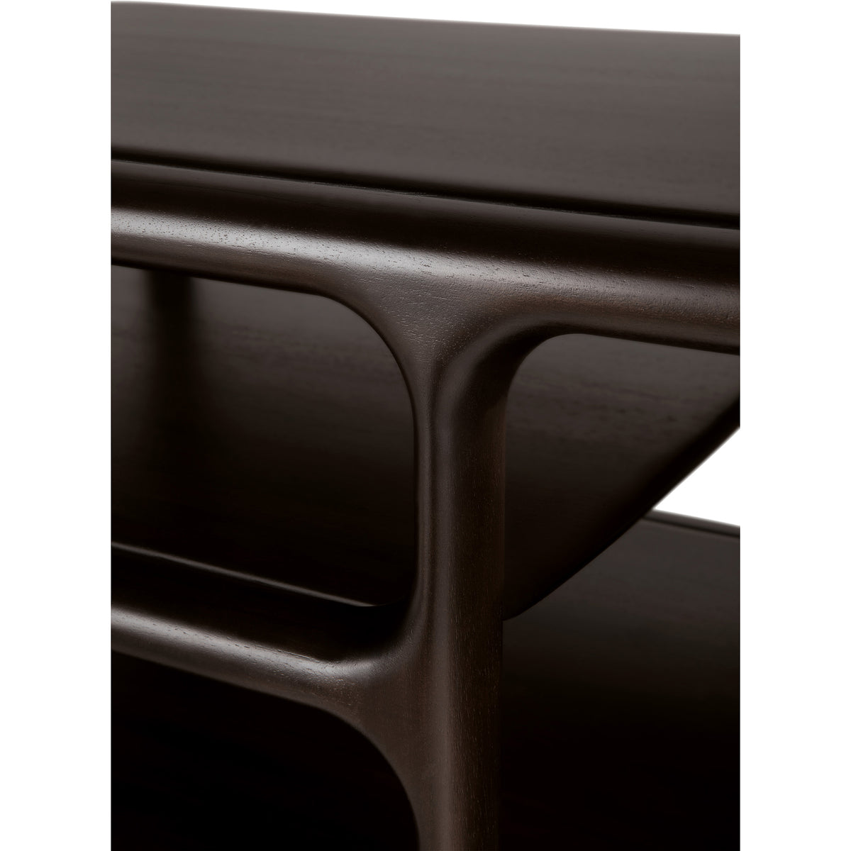 Eda Rectangular Coffee Table - Mahogany Rose Brown