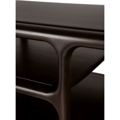 Eda Rectangular Coffee Table - Mahogany Rose Brown