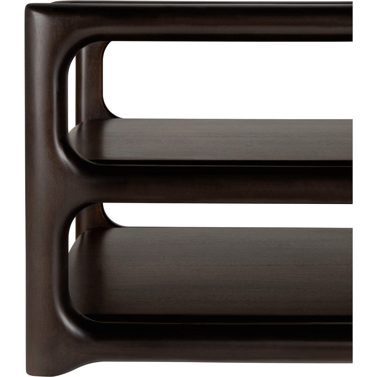 Eda Rectangular Coffee Table - Mahogany Rose Brown