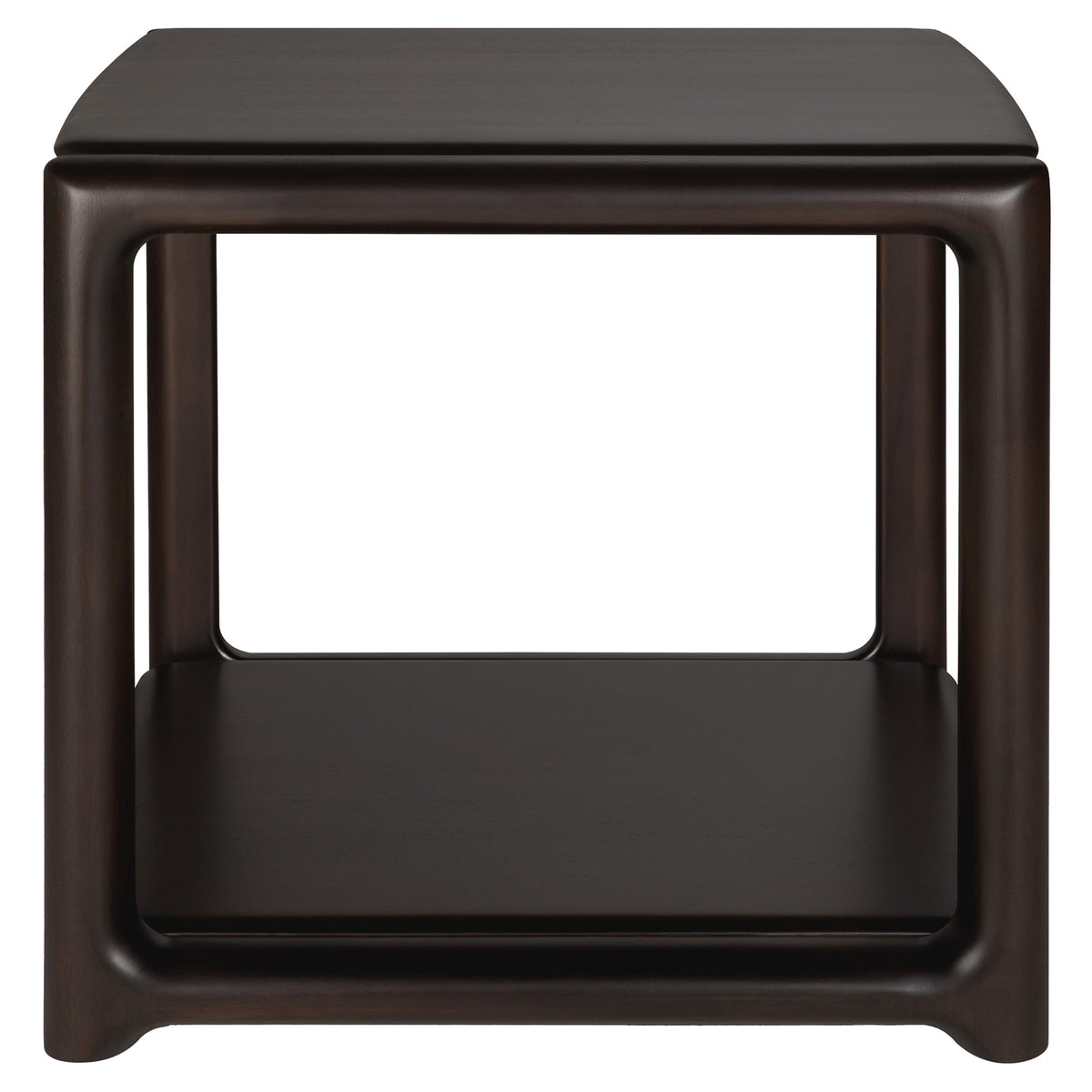 Eda Side Table - Mahogany Rose Brown