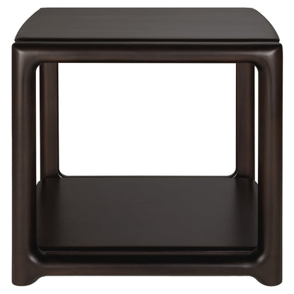 Eda Side Table - Mahogany Rose Brown