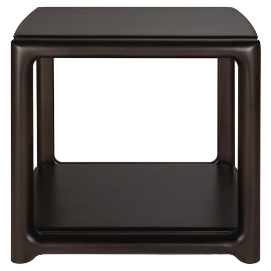 Eda Side Table - Mahogany Rose Brown