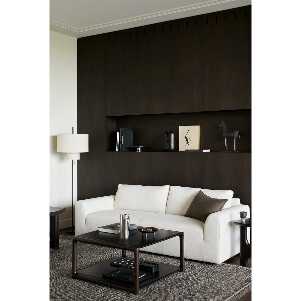 Eda Side Table - Mahogany Rose Brown