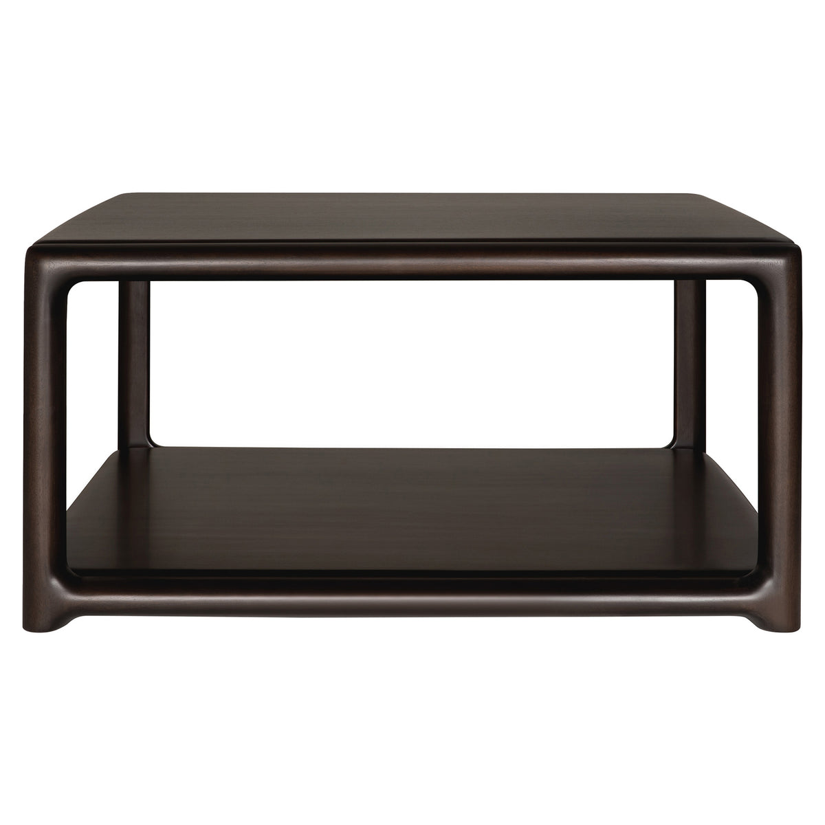 Eda Square Coffee Table - Mahogany Rose Brown
