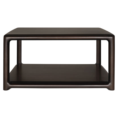 Eda Square Coffee Table - Mahogany Rose Brown