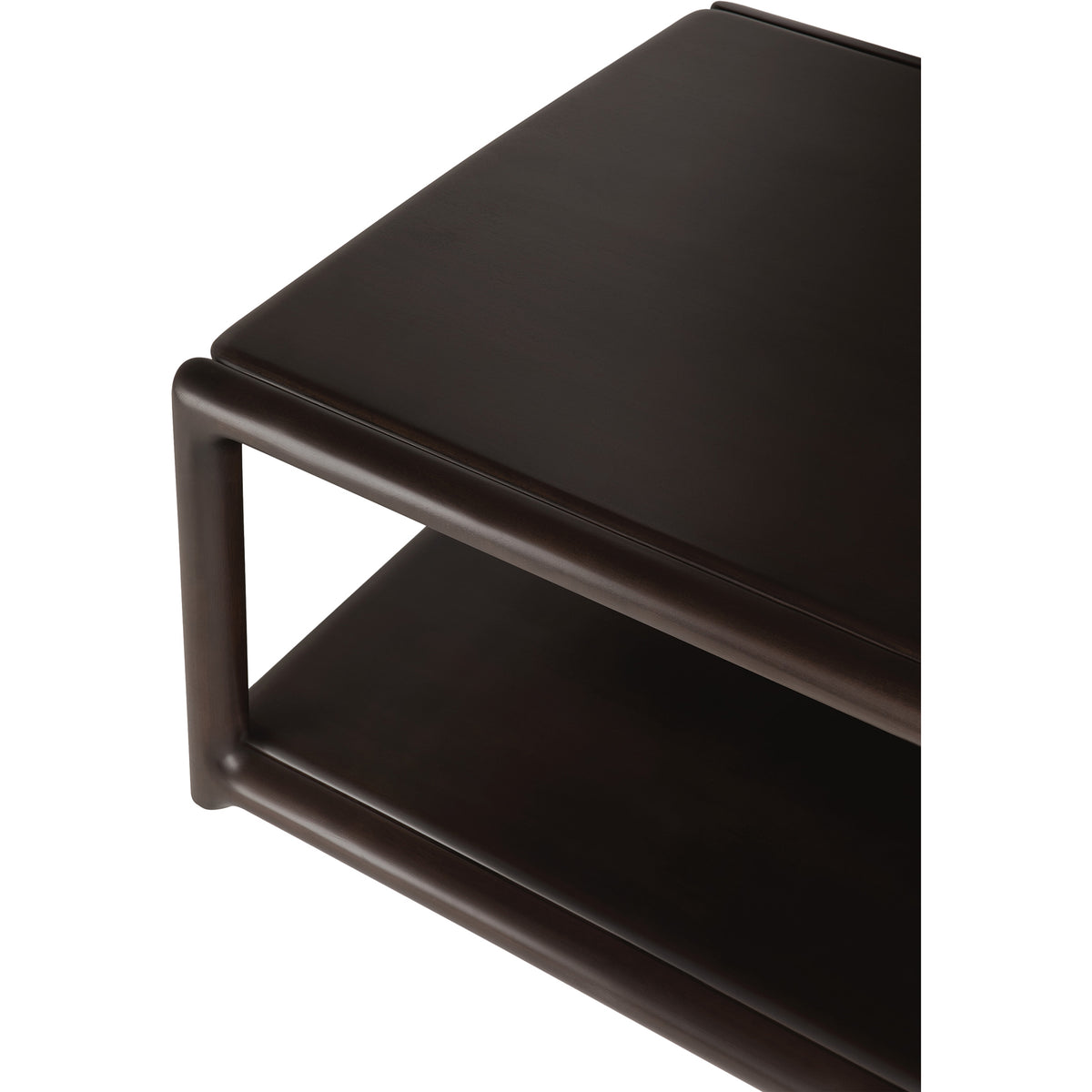 Eda Square Coffee Table - Mahogany Rose Brown