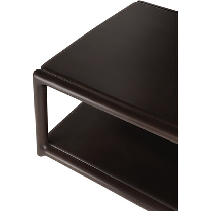 Eda Square Coffee Table - Mahogany Rose Brown