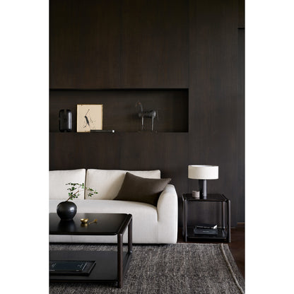Eda Square Coffee Table - Mahogany Rose Brown