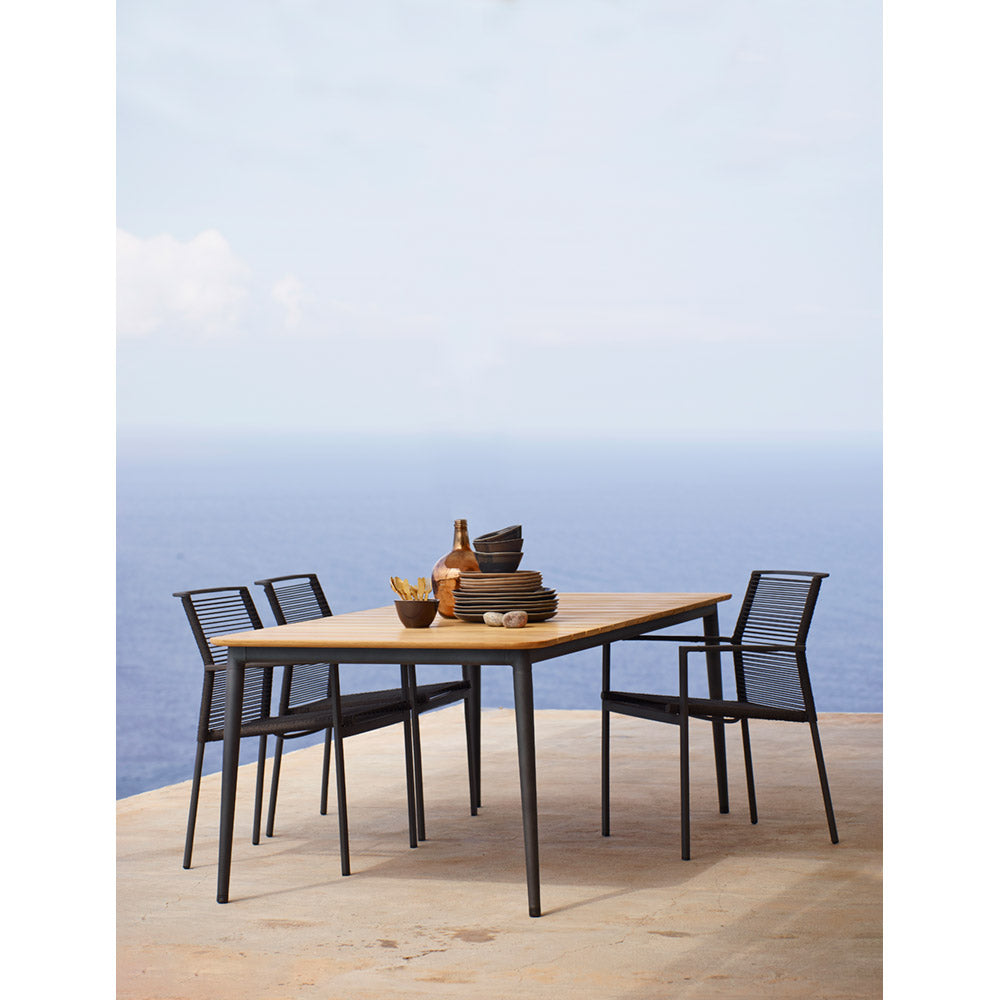 Edge Armchair -  Taupe Cushion, Anthracite Frame