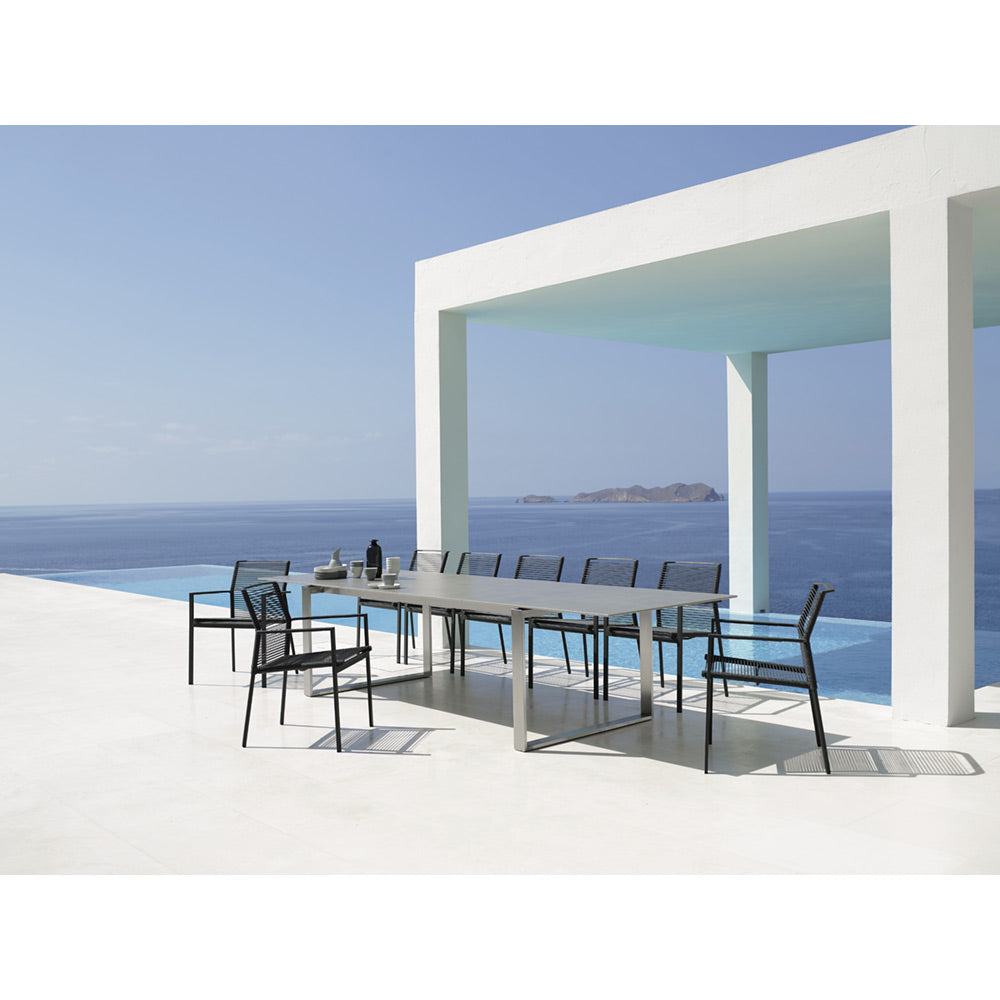 Edge Armchair -  Taupe Cushion, Anthracite Frame