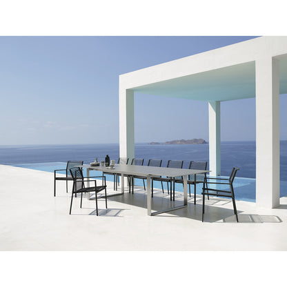 Edge Armchair -  Taupe Cushion, Anthracite Frame