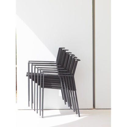 Edge Armchair -  Taupe Cushion, Anthracite Frame